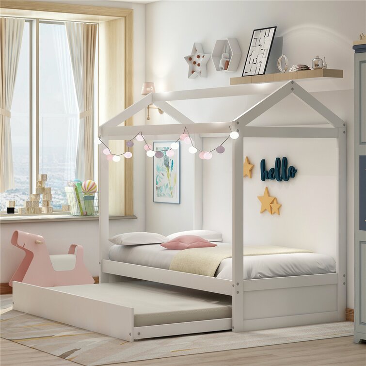 Kids twin shop trundle bed